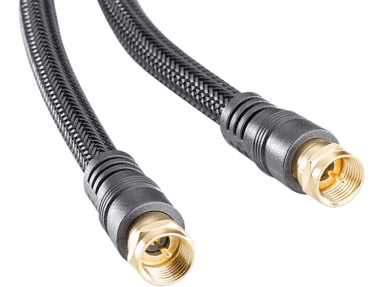 EAGLE CABLE 10038132 Deluxe Antenna kábel, 100dB F-dugó, 3,2 m | MediaMarkt