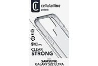 CELLULARLINE Clear Duo Case voor Samsung Galaxy S22 Ultra Transparant