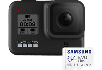 GOPRO Carte micro SD Hero 8 et 64 Go - Caméra d'action Noir