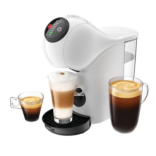 Cafetera de cápsulas - Krups Dolce Gusto KP240110 Genio S, 15 bar, 1500 W, 0.8 l, Blanco