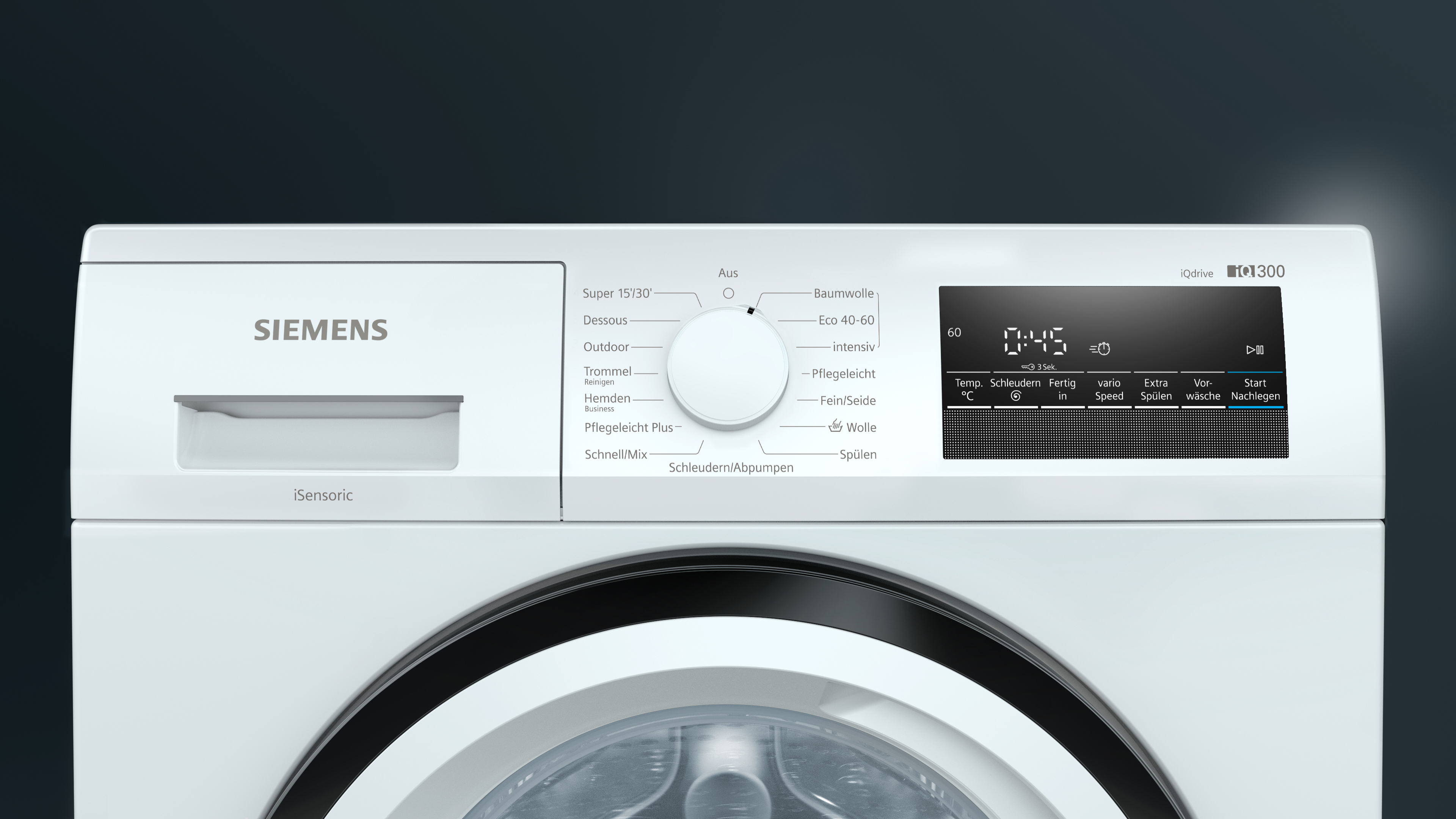 SIEMENS WM14NKECO iQ 300 Waschmaschine Frontlader (8 kg, 1400 U/Min., C, Frontlader)