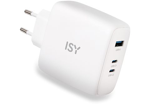 CARICABATTERIE ISY GAN charger 100W+USB-CTOC
