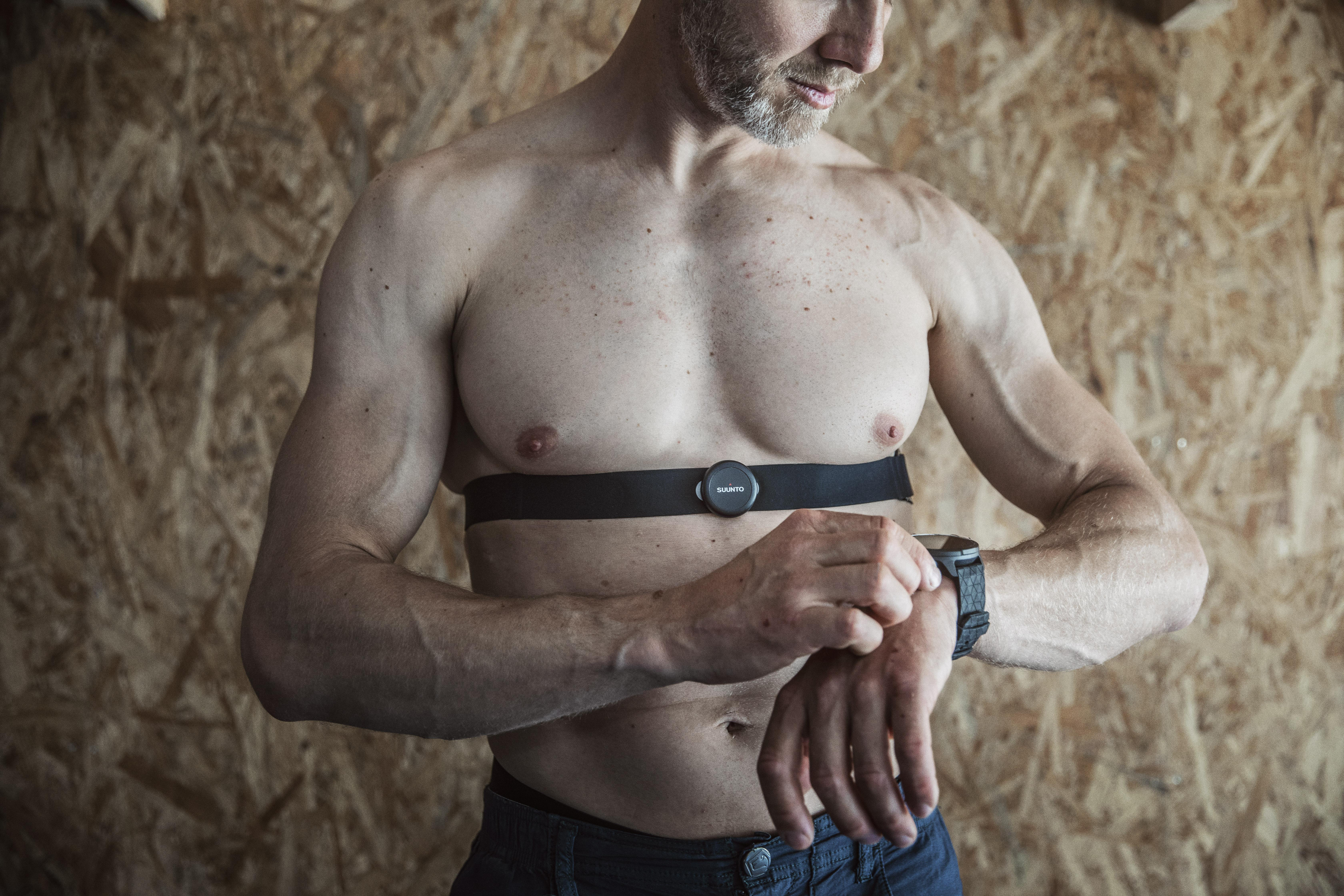 SUUNTO Herzfrequenz, Brustgurt, Schwarz