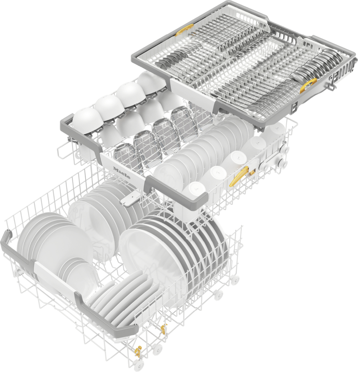 MIELE G 7110 Sc Inox AutoDos B Enerji Sınıfı 8 Programlı 14 Kişilik Bulaşık Makinesi Çelik