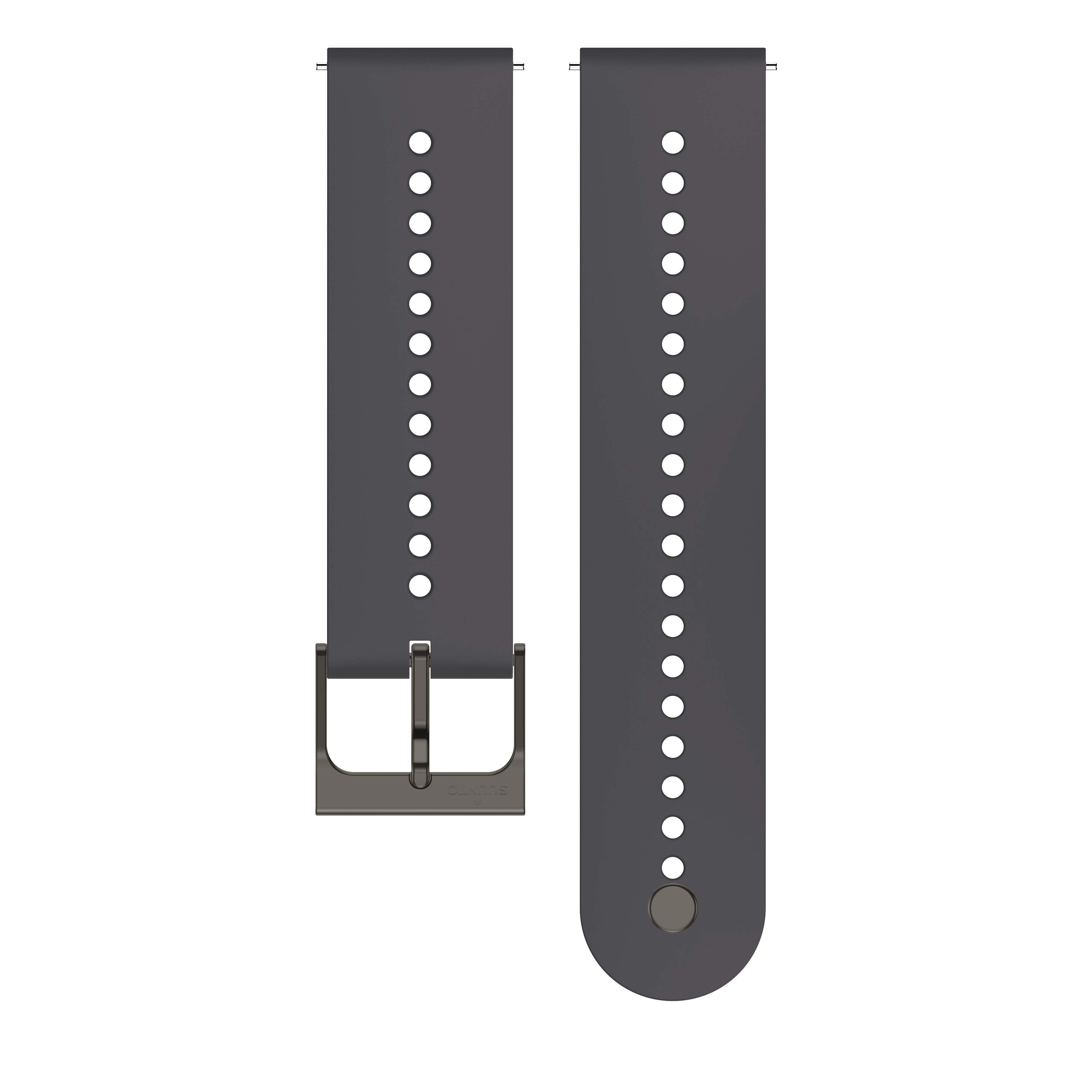 SUUNTO Silikonarmband 22 mm, Ersatzarmband, Dark Heather