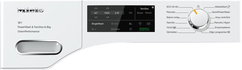 MIELE WWH860 8kg 1400 Devir Çamaşır Makinesi Beyaz