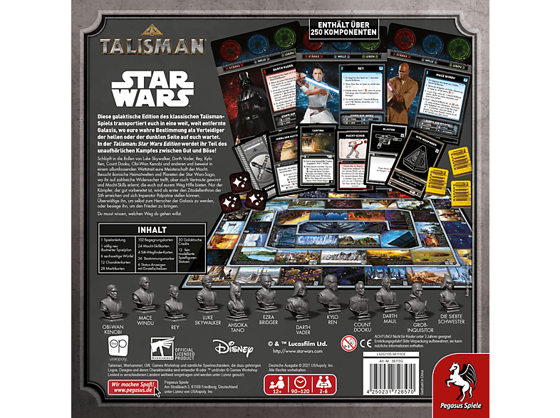 Thumbnail - PEGASUS SPIELE Talisman: Star Wars Edition Gesellschaftsspiel Mehrfarbig