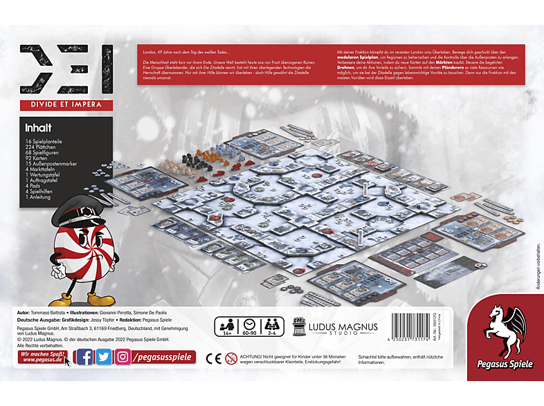 Thumbnail - PEGASUS SPIELE D.E.I. (Divide et Impera) Gesellschaftsspiele Mehrfarbig