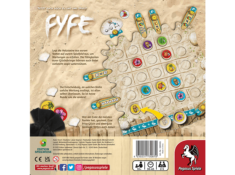 Thumbnail - PEGASUS SPIELE FYFE Brettspiel Mehrfarbig