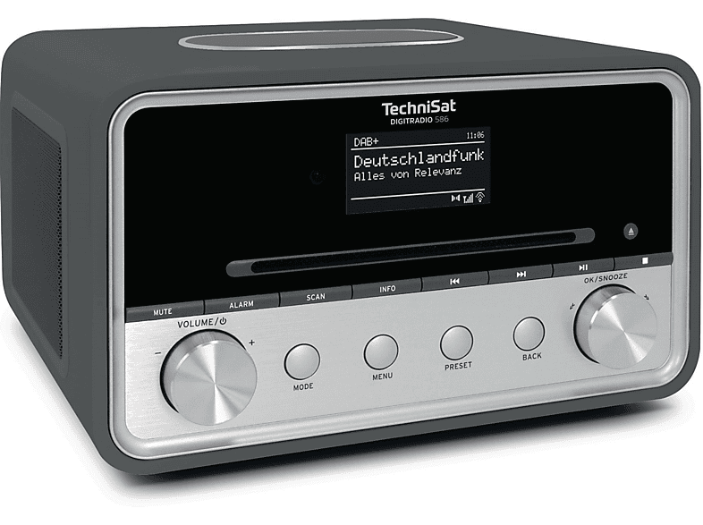 Thumbnail - TECHNISAT DIGITRADIO 586 DAB+ Radio, AM, FM, DAB+, Internet Bluetooth, Anthrazit/Silber