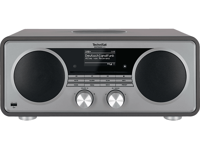 TECHNISAT DIGITRADIO Internet | Bluetooth, Radio, MediaMarkt 602 DAB+, DAB, Anthrazit/Silber DAB+ Radio, FM, Radios DAB/DAB+ AM