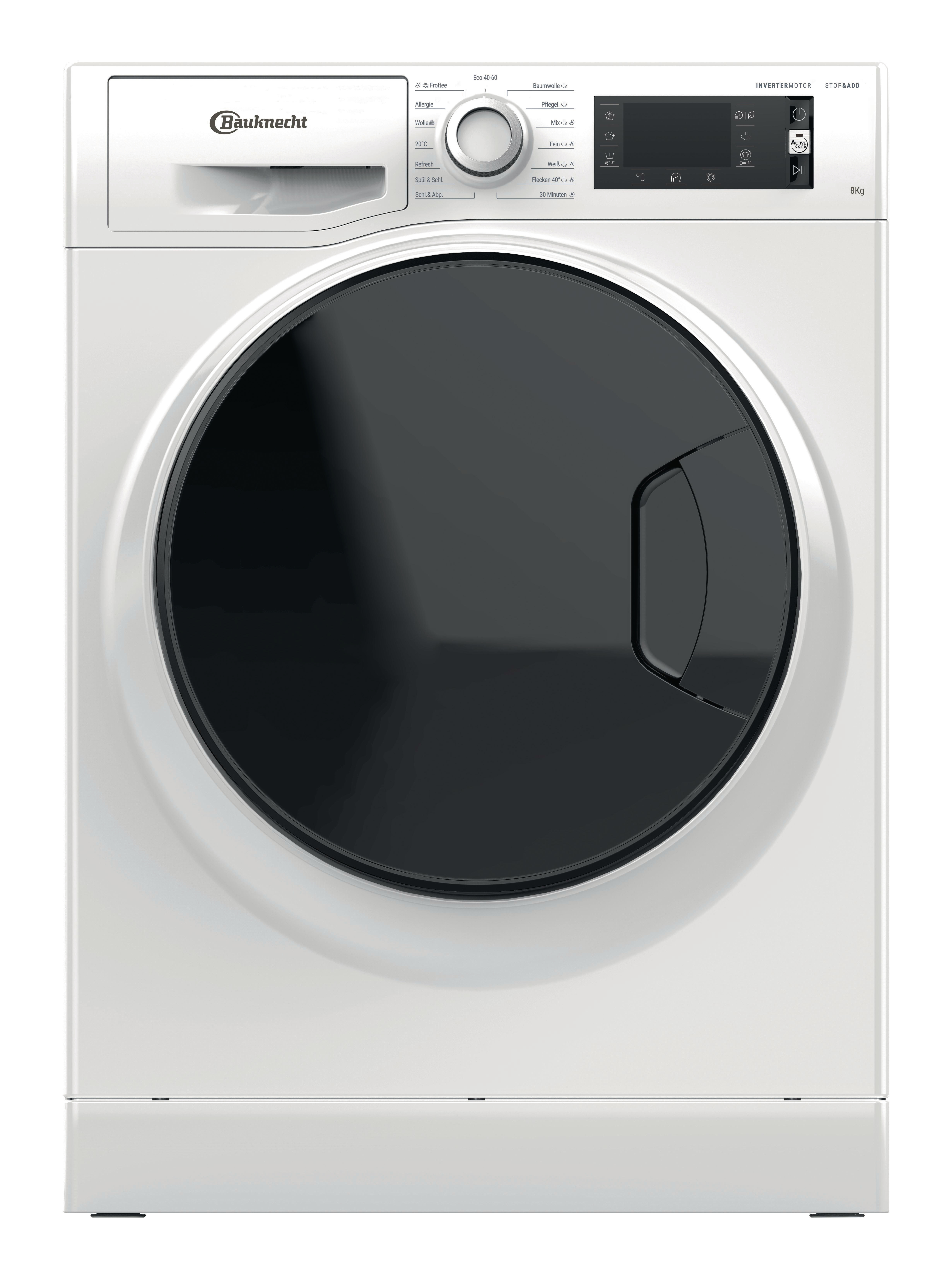 BAUKNECHT WM Sense 823 PS Waschmaschine (8 kg, 1351 U/Min., B)