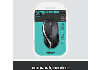 LOGITECH M500S 4000 DPI Gelişmiş USB Kablolu Mouse - Siyah_3