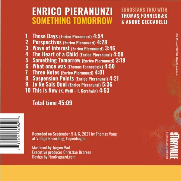 Enrico Pieranunzi - Something Tomorrow - Eurostars Trio  - (CD)