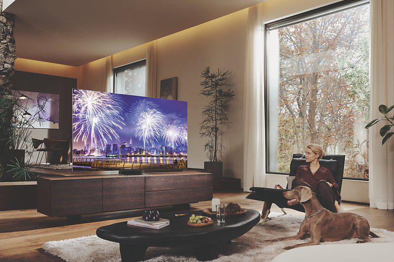 SAMSUNG GQ65QN900B Neo QLED TV (Flat, 65 Zoll / 163 cm, UHD 8K, SMART TV, Tizen™ mit Gaming Hub)