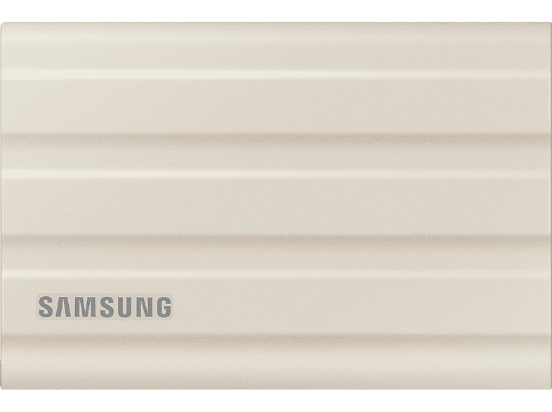 MediaMarkt, Samsung Portable Ssd T7 Shield, Festplatte, Ssd, 1 Tb, Beige, Computer & Software, Speichermedien, Externe SSD, MU-PE1T0K/EU