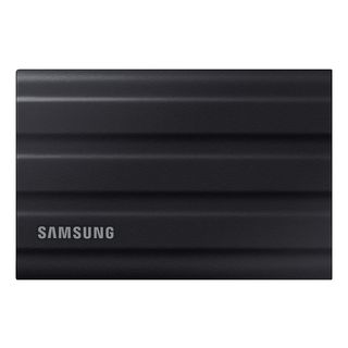 SAMSUNG Portable SSD T7 Shield - Festplatte (SSD, 2 TB, Schwarz)