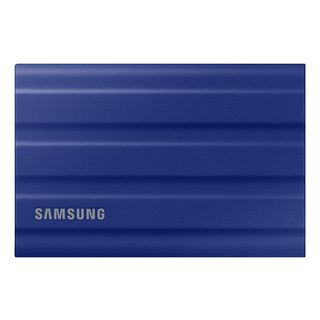 SAMSUNG Portable SSD T7 Shield - Festplatte (SSD, 2 TB, Blau)