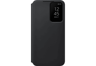 SAMSUNG Galaxy S22 Şeffaf Kapaklı Akıllı Telefon Kılıfı Siyah