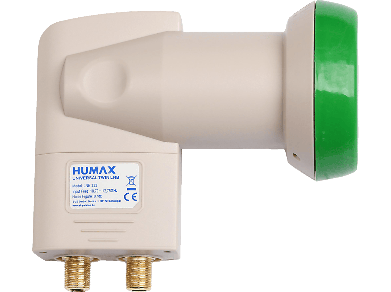 HUMAX MediaMarkt LNB SAT | 322 Universal Green LNB Twin Power