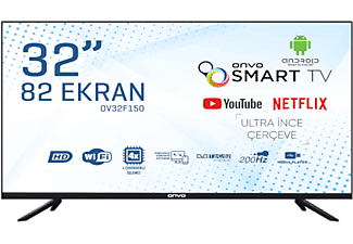 ONVO OV32F150 32'' 82 Ekran Uydu Alıcılı Android Smart HD-ready LED TV