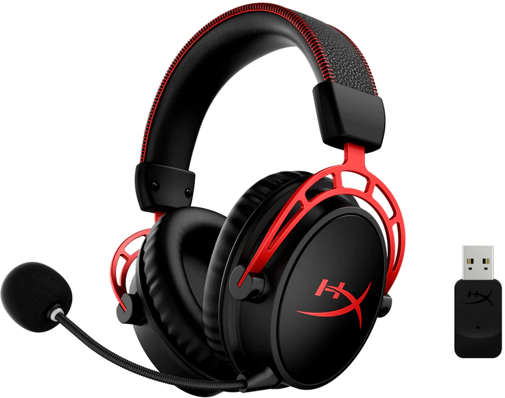 HYPERX Cloud Alpha Wireless Casque de jeu, Noir/rouge MediaMarkt