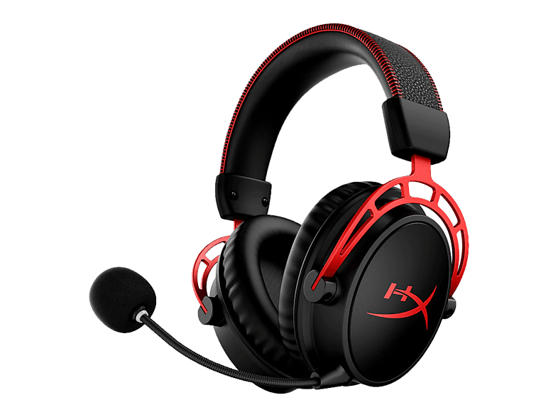HYPERX Cloud Alpha Wireless - Gaming Headset, Schwarz/Rot