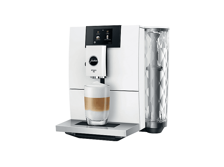 Jura 15491 ENA 8 Full Kaffeevollautomat (Full Nordic White, Professional Aroma Grinder, 15 bar, Milchschlauch) — Foto 2 von 5