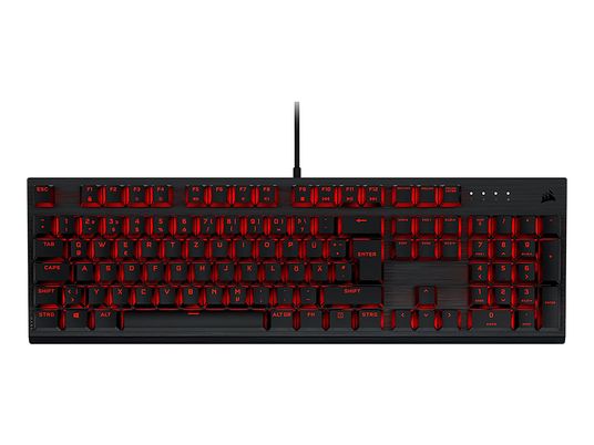 CORSAIR K60 PRO - Gaming-Tastatur, Kabelgebunden, QWERTZ, Full size, Mechanisch, Schwarz