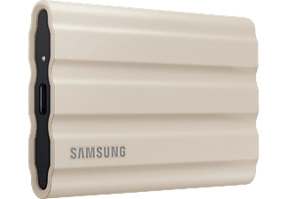 SAMSUNG T7 Shield Festplatte, 1 TB SSD, extern, Beige
