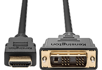 KENSINGTON HDMI - DVI-D összekötő kábel, 1,8 méter (K33022WW)