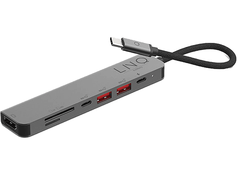 Linq Hub Usb-c Meerpoorts 7-in-1 (lq48016)