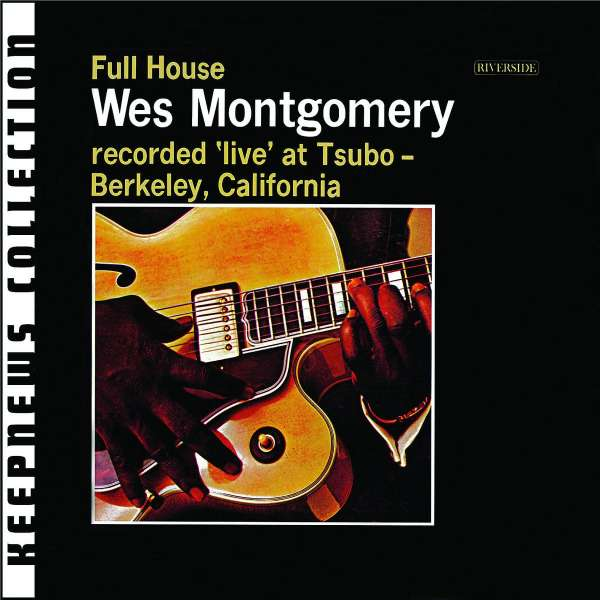 Wes Montgomery album borítója. Gitáros játszik. Fekete háttér fehér és sárga szöveggel.