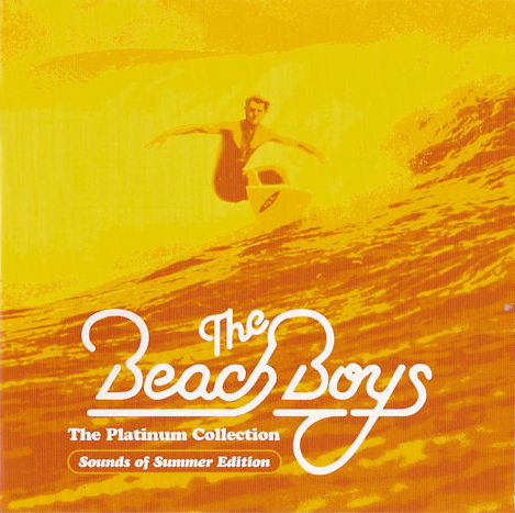 A The Beach Boys album borítója. Egy szörfös a hullámon. Az album címe fehér színnel.