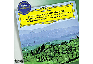 Berliner Philharmoniker, Herbert von Karajan - Mendelssohn: Symphonies Nos. 3 "Scottish" & 4 "Italian", Overture "The Hebrides" (CD)