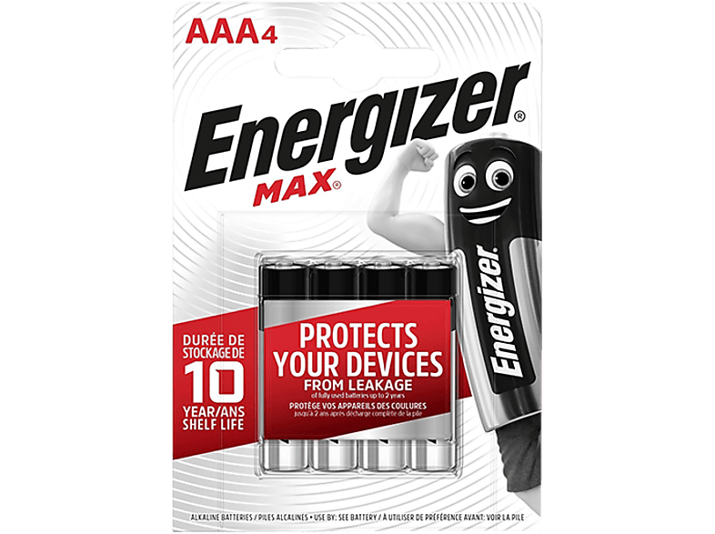 ENERGIZER MAX AAA 4 - Batterie (Silber)