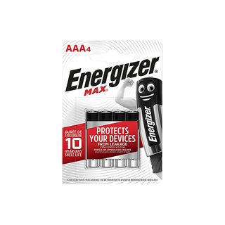 ENERGIZER MAX AAA 4  - Batteria (Argento)
