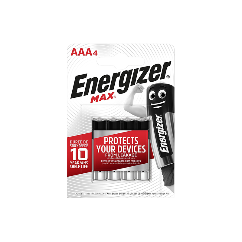 ENERGIZER MAX AAA 4  - Batterie (Silber)