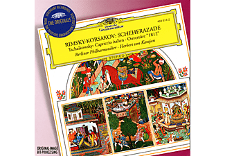 Berliner Philharmoniker, Herbert von Karajan - Rimsky-Korsakov: Scheherazade, Tchaikovsky: Capriccio Italien, Overture "1812" (CD)