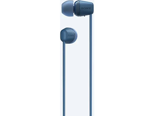SONY WI-C100L - Bluetooth Kopfhörer (In-ear, Blau)