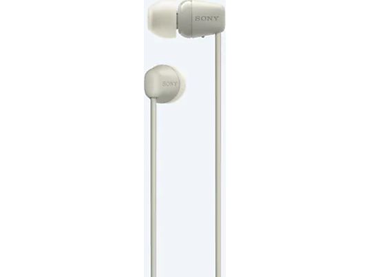 SONY WI-C100C - Cuffie Bluetooth (In-ear, Beige)