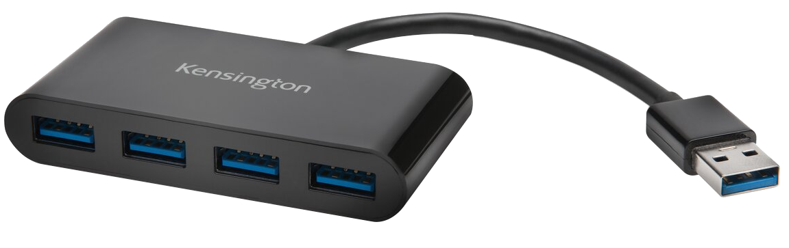 KENSINGTON 4-portos USB 3.0 HUB, elosztó (K39121EU)