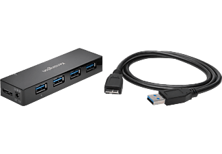 KENSINGTON 4-portos USB 3.0 HUB, elosztó, töltés funkcióval (K39122EU)
