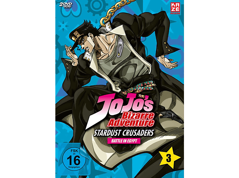 Jojo\'s Bizarre Adventure - 2. Staffel - Blu-ray Vol. 3 (Episoden 25-36) DVD
