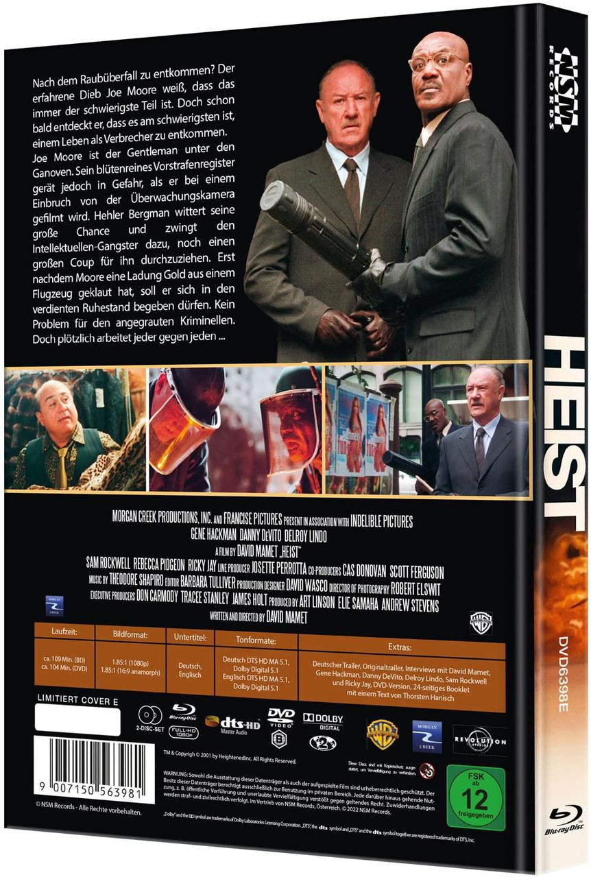 DVD-Hülle mit Filmplakat. Zwei Männer in Anzügen stehen, mit Text und anderen Bildern.