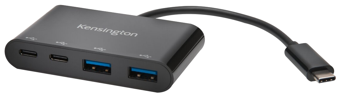 KENSINGTON USB Type-C 4 portos elosztó, 2xUSB-A, 2x (K39124EU)