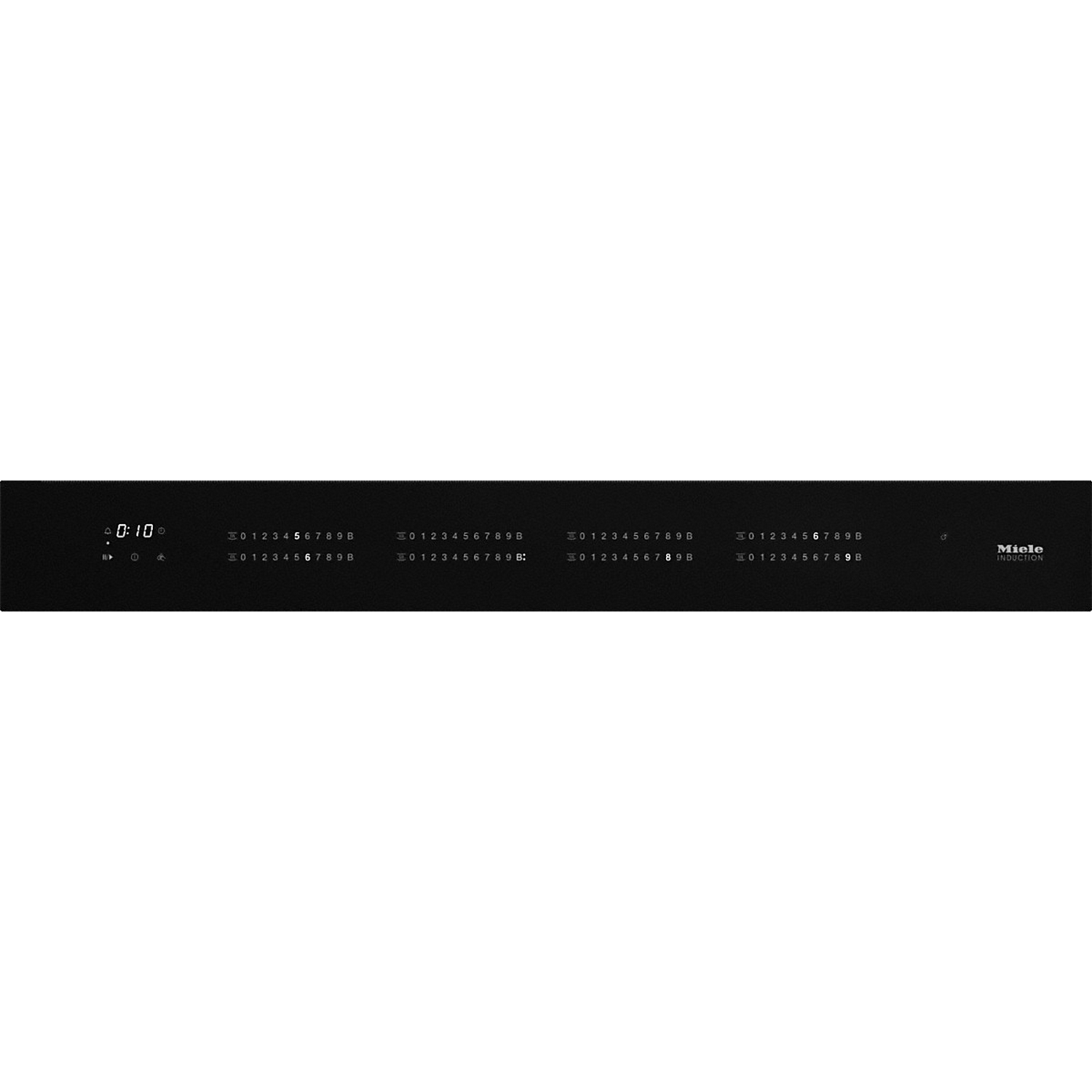 Encimera - Miele KM 7897 FL, Eléctrica, Inducción, 1 zona, 93.60 cm, Negro