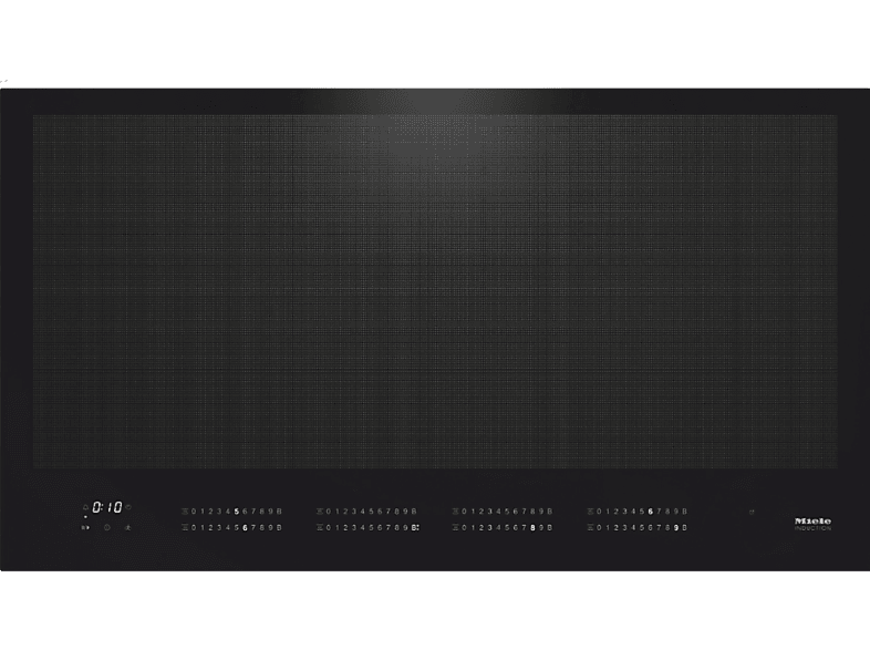 Encimera Miele KM 7897 FL, Eléctrica, Inducción, 1 zona, 93.60 cm, Negro