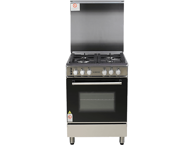 Jocel JFG4I007339, 4 zonas, 80 l, Gas butano, 60 cm, Inox