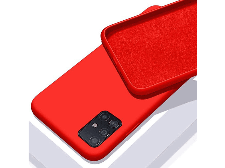 CASE AND PRO Premium szilikon tok, iPhone 13 Mini, piros (CEL-PREM-IPH1354-R)